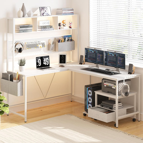 Dowler l shaped desk discount