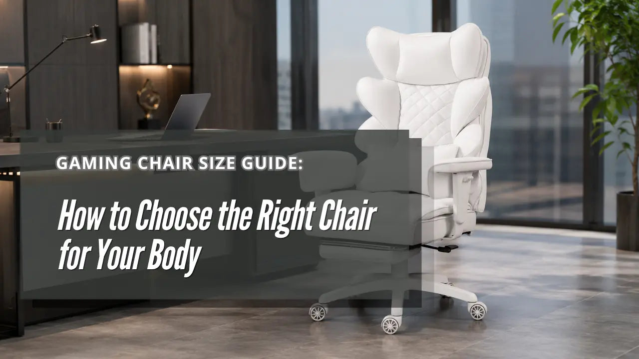 Gaming Chair Size Guide: How to Choose the Right Chair for Your Body DOWINX GAMING CHAIR