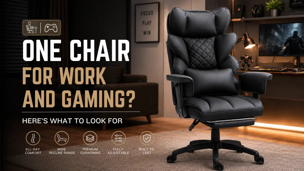 One Chair for Work and Gaming? Here’s What to Look For DOWINX GAMING CHAIR