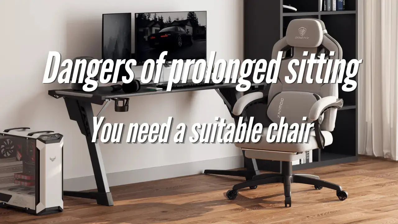 The Hidden Dangers of Sitting Too Long — And Why Your Chair Matters More Than You Think DOWINX GAMING CHAIR