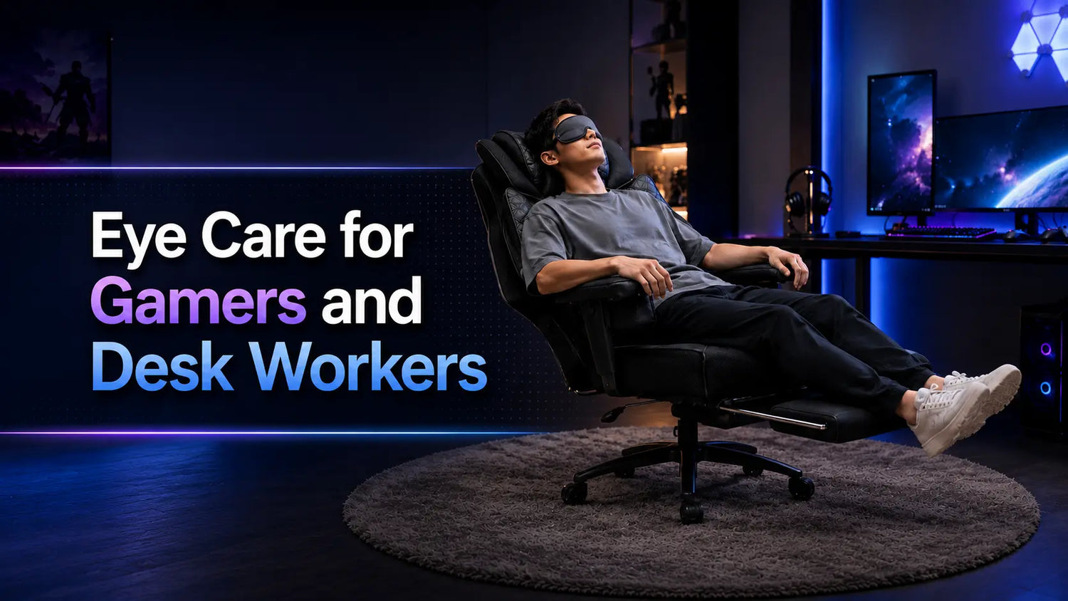 Eye Care for Gamers and Desk Workers DOWINX GAMING CHAIR