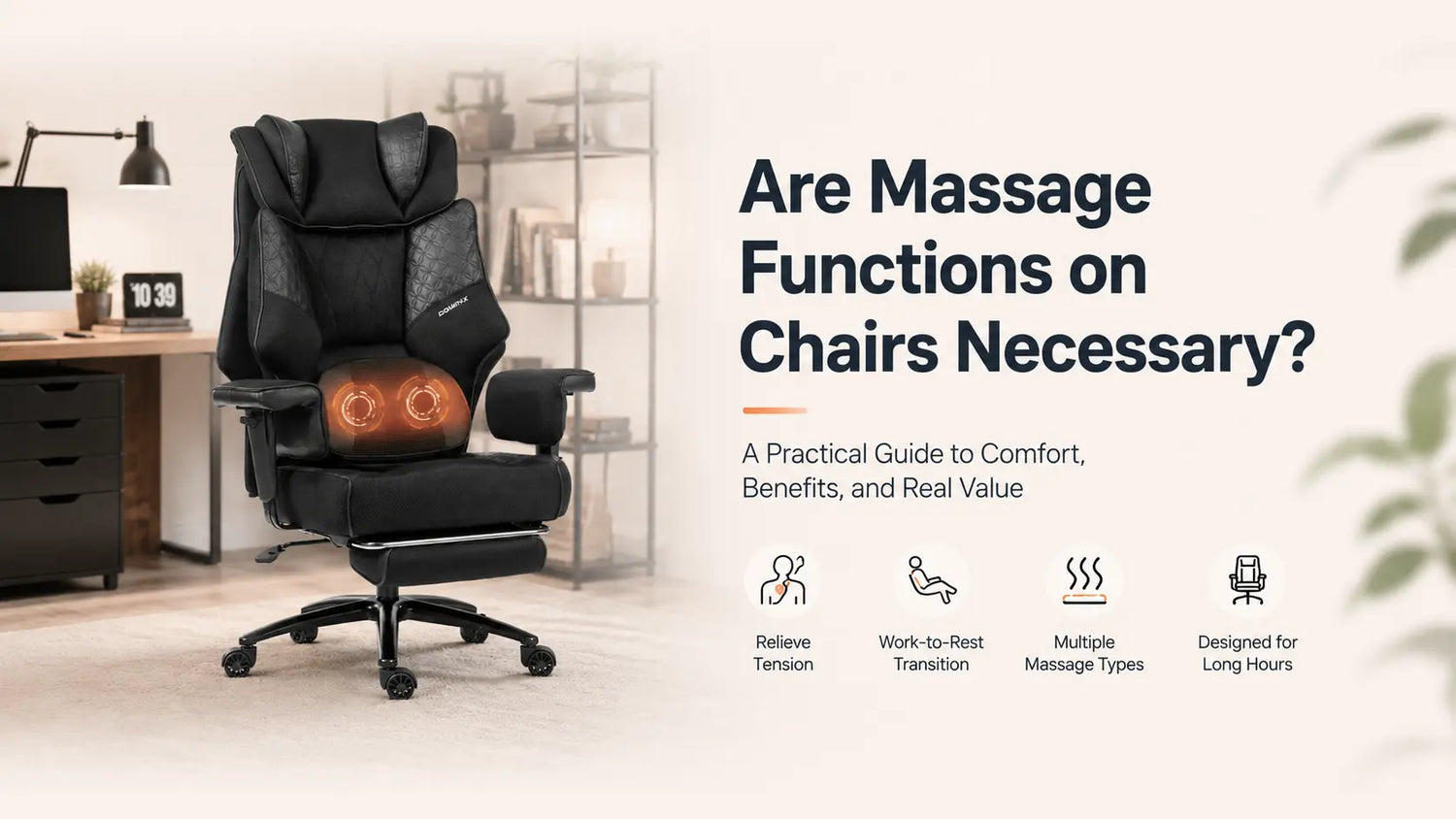 Are Massage Functions on Chairs Necessary? DOWINX GAMING CHAIR