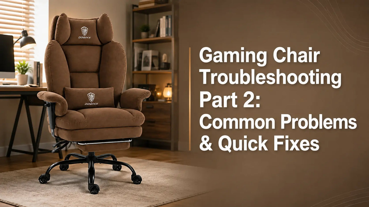 Gaming Chair Troubleshooting Part 2: Common Problems & Quick Fixes DOWINX GAMING CHAIR