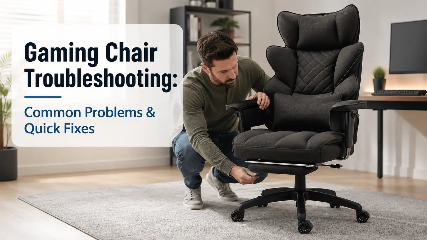 Gaming Chair Troubleshooting Part 1: Common Problems & Quick Fixes DOWINX GAMING CHAIR