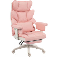 EXECUTIVE OFFICE SERIES 66B1 with 90°–135° Recline Range (PU Leather, Pink) QL