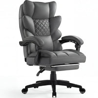 Executive Office Series 66B1A（PU Leather, Grey）
