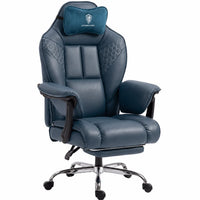 Dowinx LS-66D5A gaming chair in blue - front three-quarter view