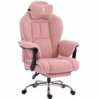 Dowinx LS-66D5A gaming chair in pink - front three-quarter view