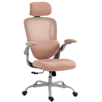 Dowinx Adaptive Ergonomic Mesh Office Chair with 3D Armrests & 135° Reclining - Pink