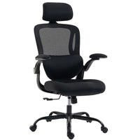 Dowinx Adaptive Ergonomic Mesh Office Chair with 3D Armrests & 135° Reclining - Black