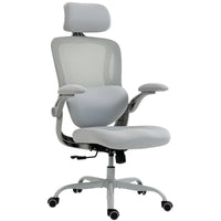 Dowinx Adaptive Ergonomic Mesh Office Chair with 3D Armrests & 135° Reclining - Grey