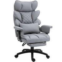 EXECUTIVE OFFICE SERIES 66B1 with 90°–135° Recline Range (PU Leather, Grey) QL