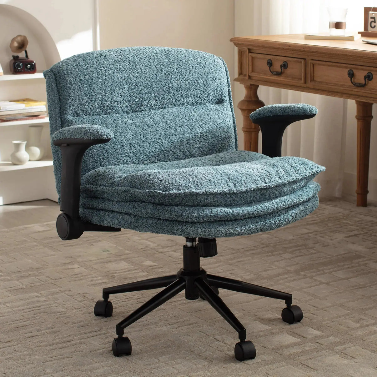 Dowinx Criss Cross Chair – Adjustable & Swivel-Blue DOWINX GAMING CHAIR