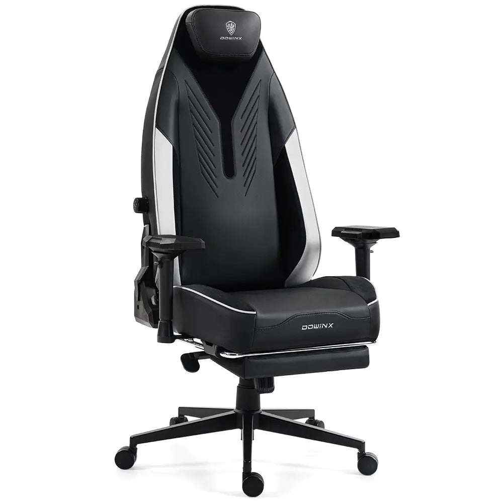 Dowinx 66D7A Premium Gaming Chair – Black, 4-Way Lumbar Support & Magnetic Headrest DOWINX GAMING CHAIR