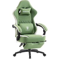 Dowinx Extended Footrest Gaming Chair - 6657E Green