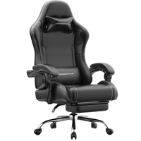 Dowinx Leather Gaming Chair LS-66D58J Black