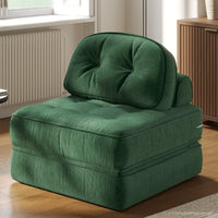 Dowinx Folding Sofa Bed with Pillow-Green DOWINX