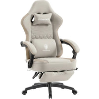 Dowinx Extended Footrest Gaming Chair - 6657E Lvory
