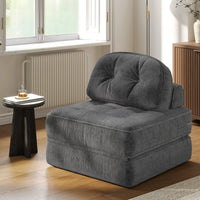 Dowinx Folding Sofa Bed with Pillow-Grey DOWINX
