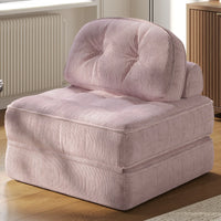 Dowinx Folding Sofa Bed with Pillow-Pink DOWINX