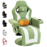 Dowinx 66D3 Wide Office Chair with Massage & Recline-Green