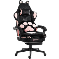 Dowinx Gaming Chair Cute Series LS-6652 Black with Pink