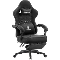 Dowinx Extended Footrest Gaming Chair - 6657E Black