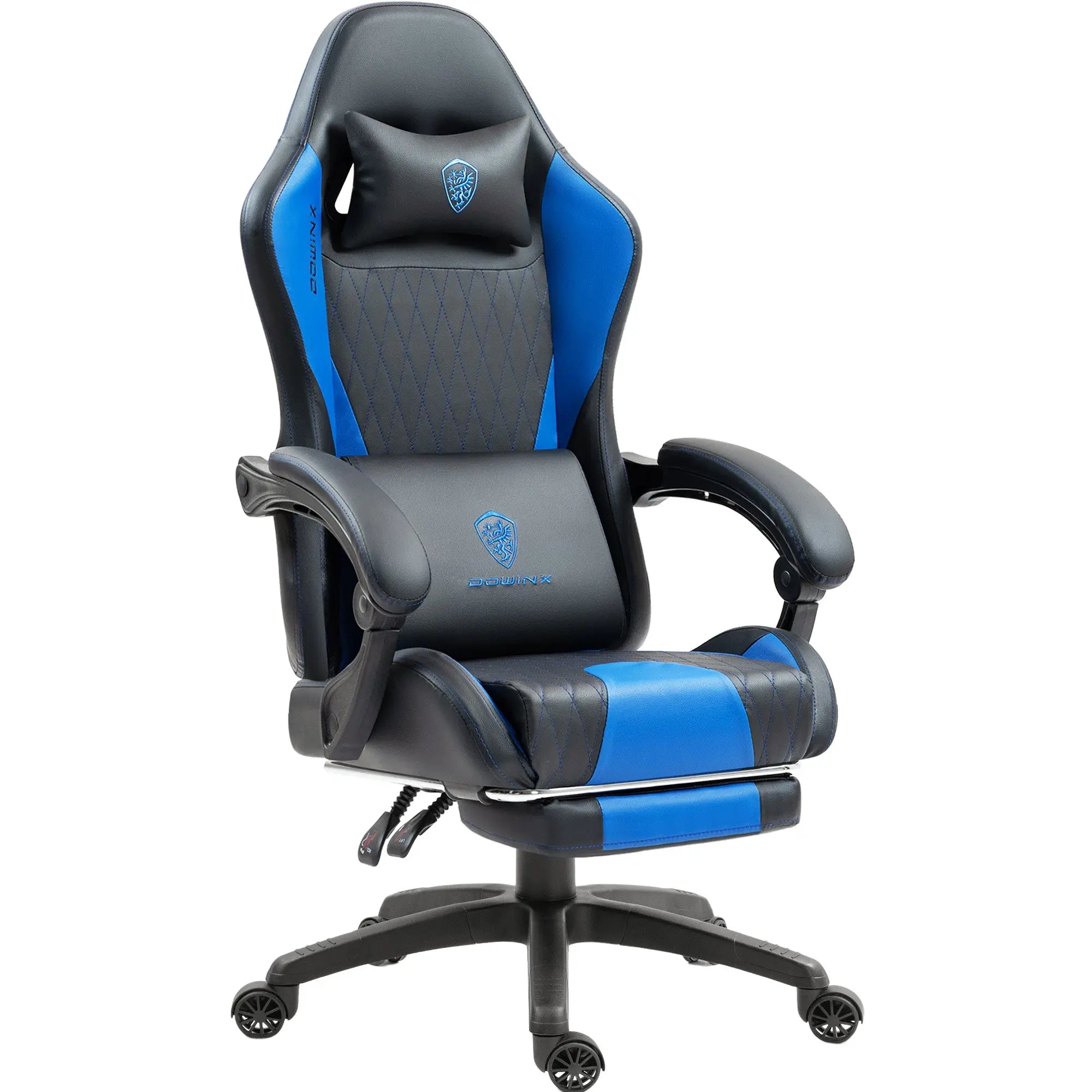 Dowinx  ゲーミングチェア　Blue Dowinx BLUE Gaming Chair with Heated Massage,Wide and High Back