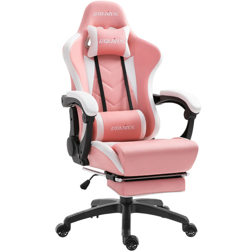 Dowinx Racing Series 6688-White&Pink DOWINX GAMING CHAIR