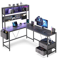 L-Shaped Series Gaming Desk Grey