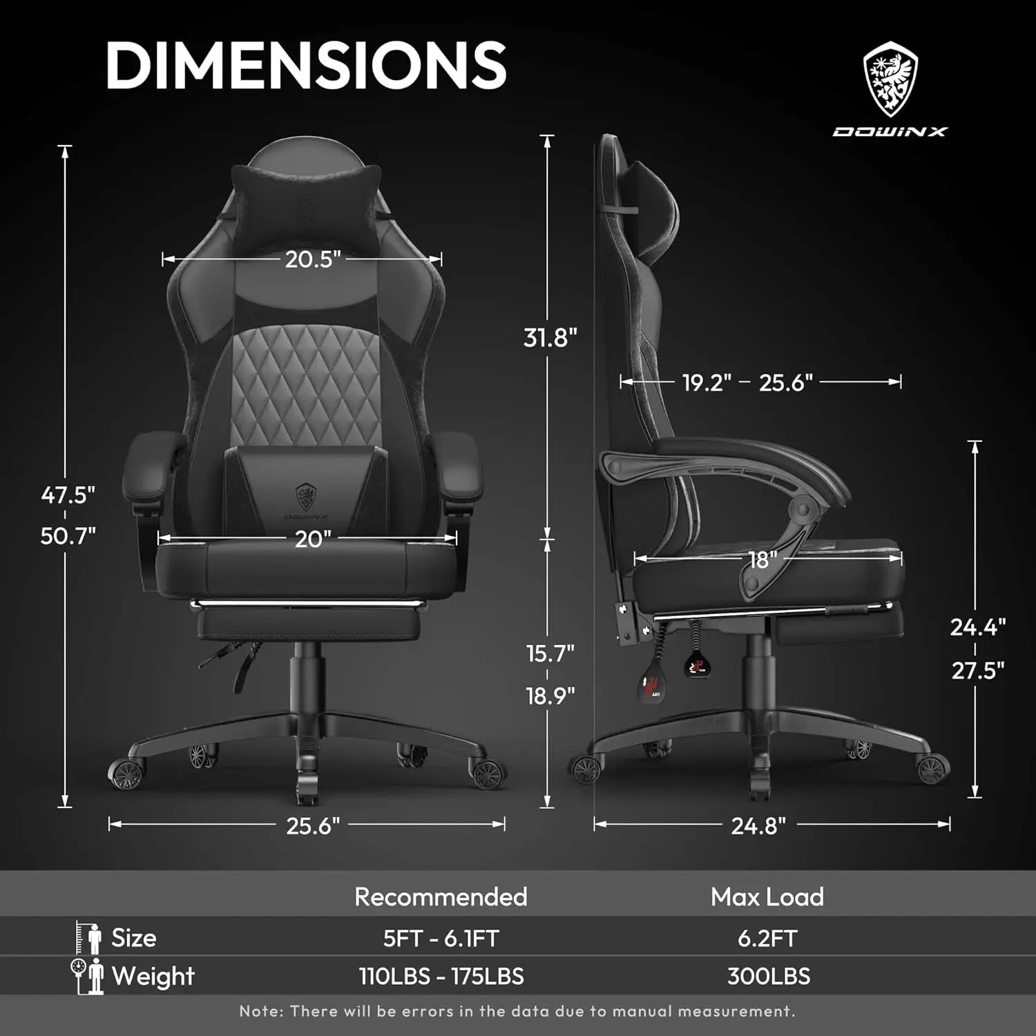 ERGONOMIC SERIES 6650-Black New