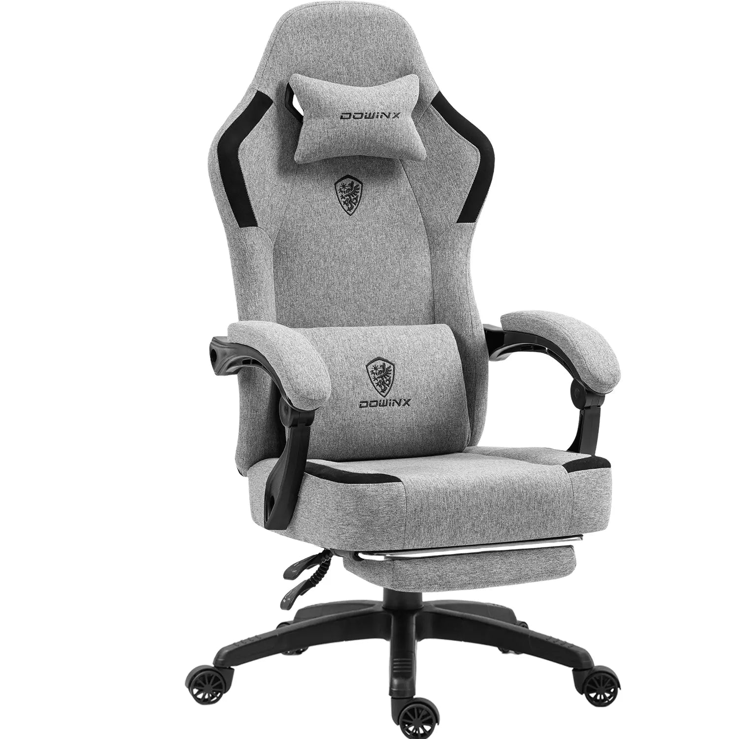 Dowinx Fabric Gaming Chair with Pocket Spring & Massage Support