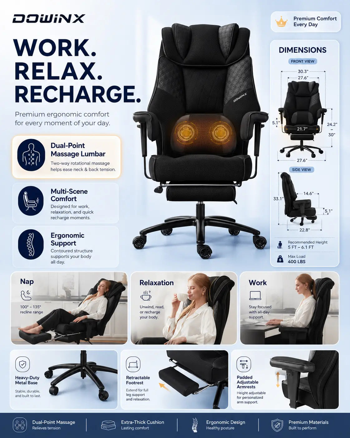 office chair - DOWINX GAMING CHAIR