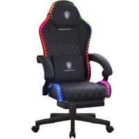 LED GAMING CHAIR SERIES 66LED03B Fabric (Black) DOWINX GAMING CHAIR