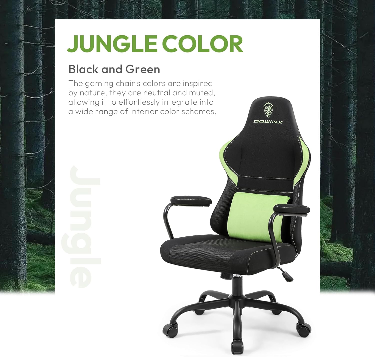 Dowinx LS-66MBZZ-Black&Green – DOWINX GAMING CHAIR