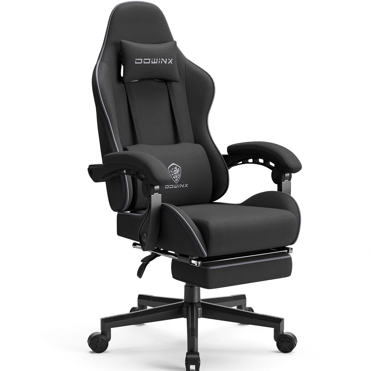 Dowinx Gaming Chair Fabric with Pocket Spring Cushion, with 