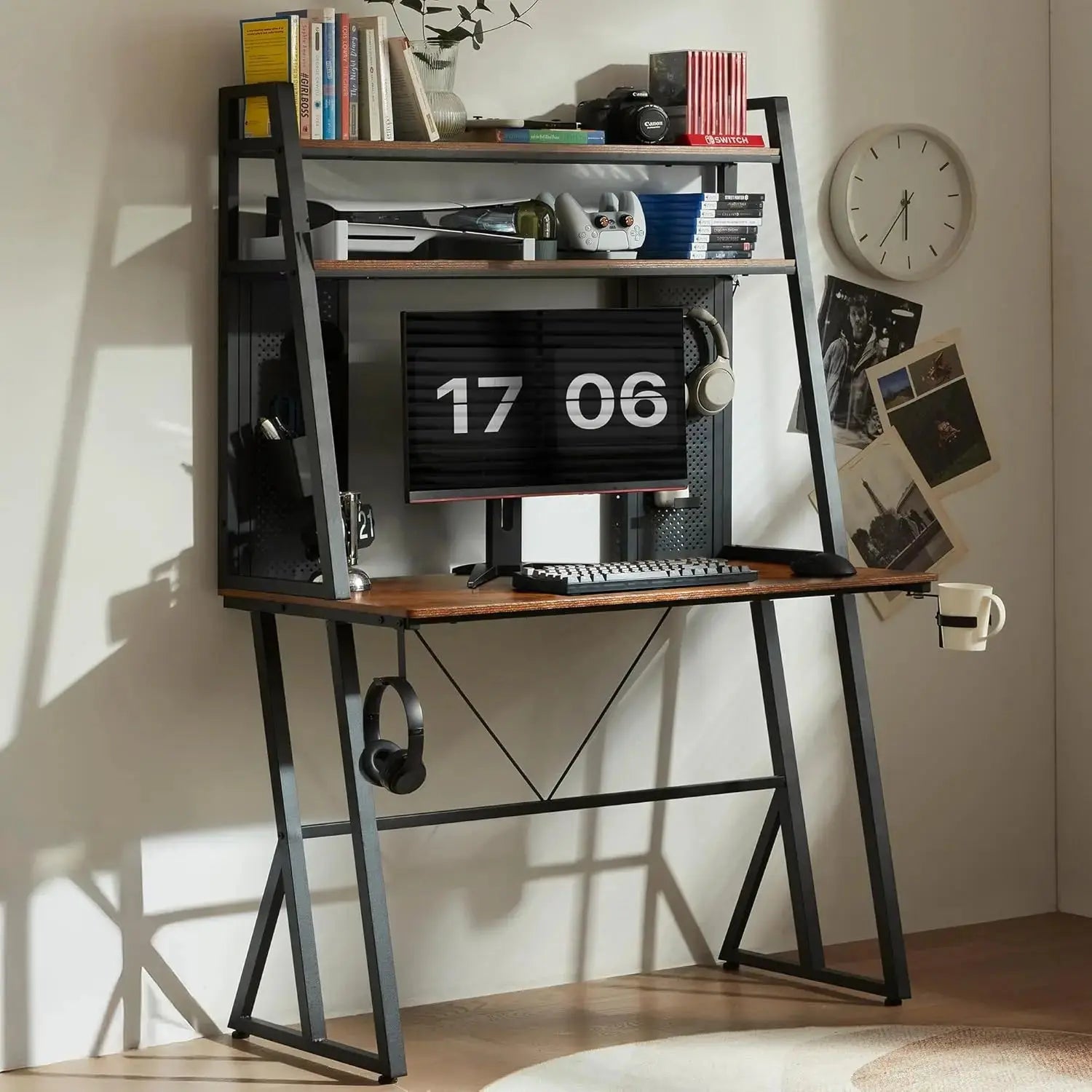 Z-Leg Gaming Desk SERIES 40 Inch  Brown