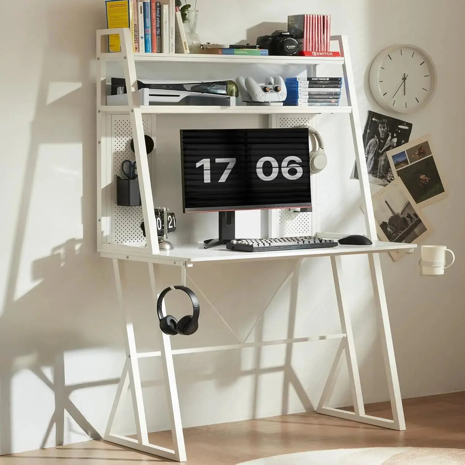 Z-Leg Gaming Desk SERIES 40 Inch  White