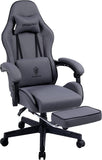 Dowinx Gaming Chair with Footrest 290LBS, Grey