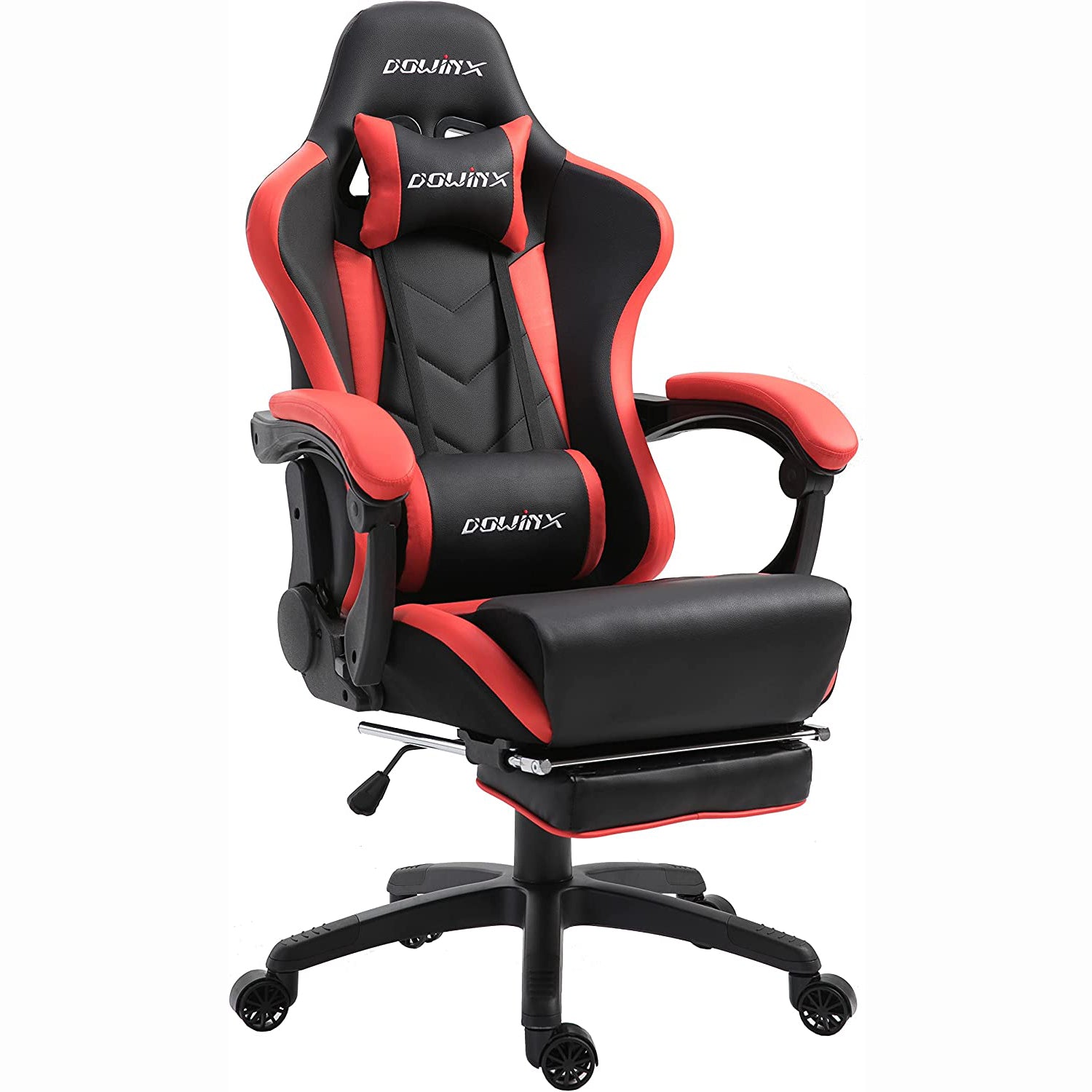 Gaming chair best sale red white black