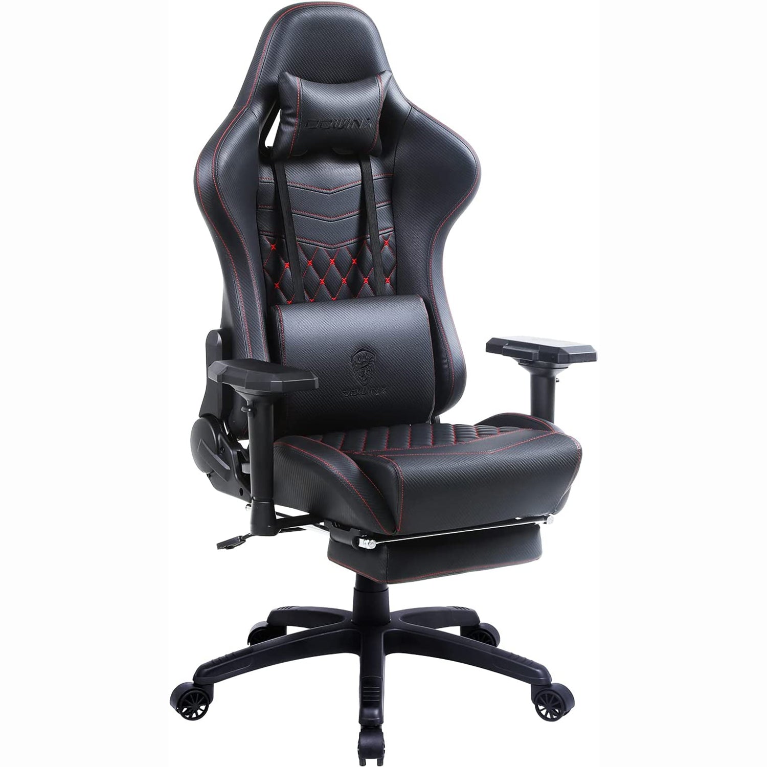 Dowinx 6689S Gaming Office Chair Ergonomic Racing Style-BLACK