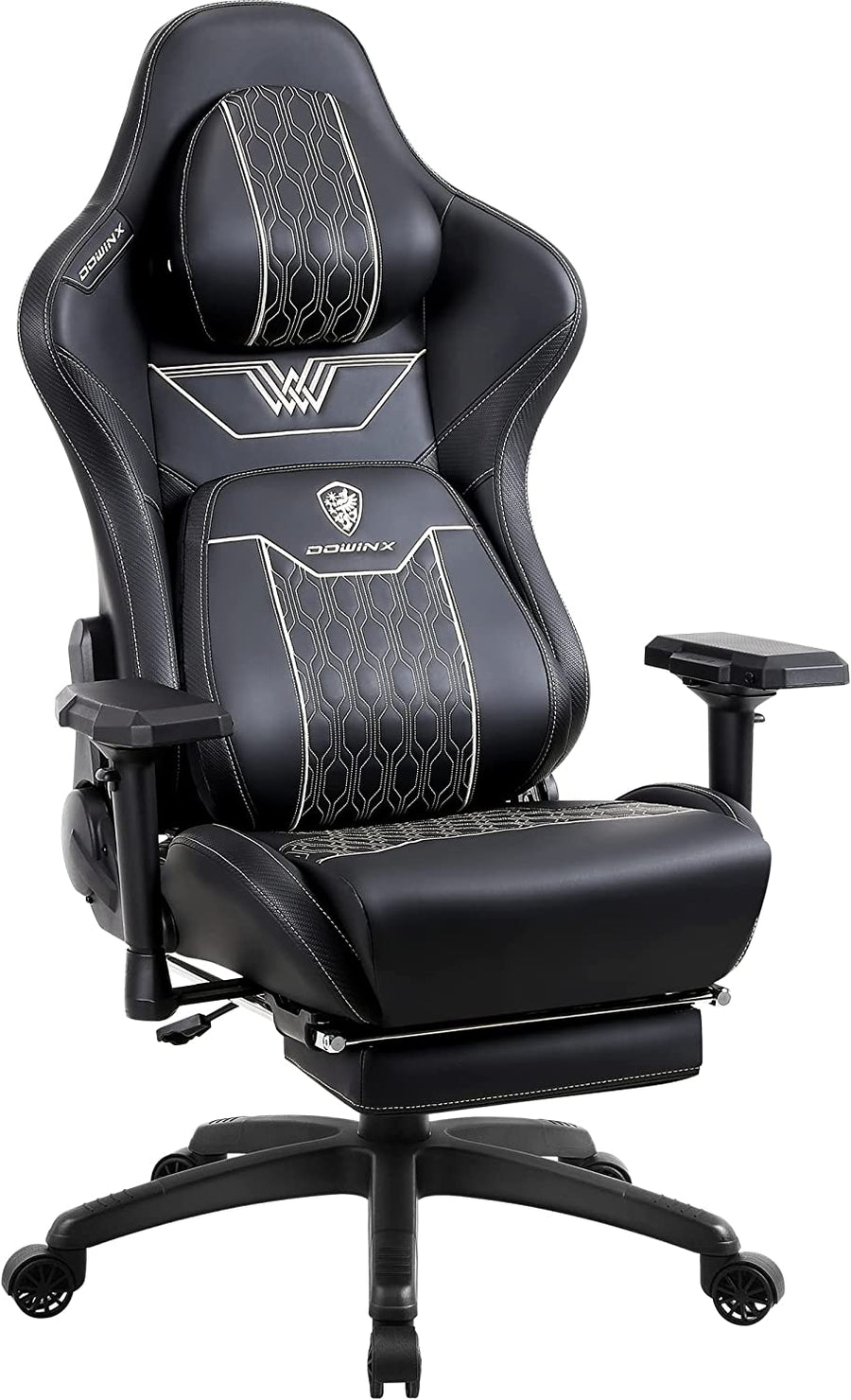 Dowinx 6688 Gaming Chair with Massage Lumbar Support-Black&Gray – DOWINX  GAMING CHAIR