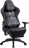 DOWINX Game Office Chair for Adults Pu Leather High Back, 350LBS, Black